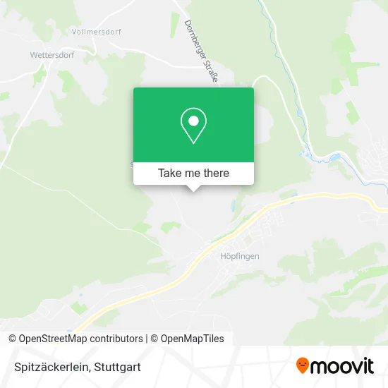 Spitzäckerlein map
