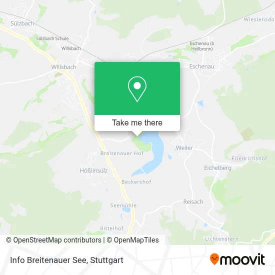 Info Breitenauer See map