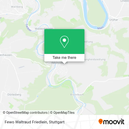 Fewo Waltraud Friedlein map