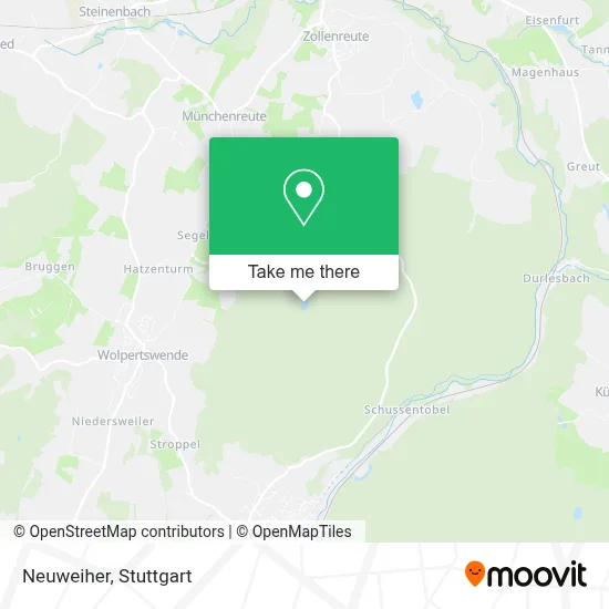 Neuweiher map