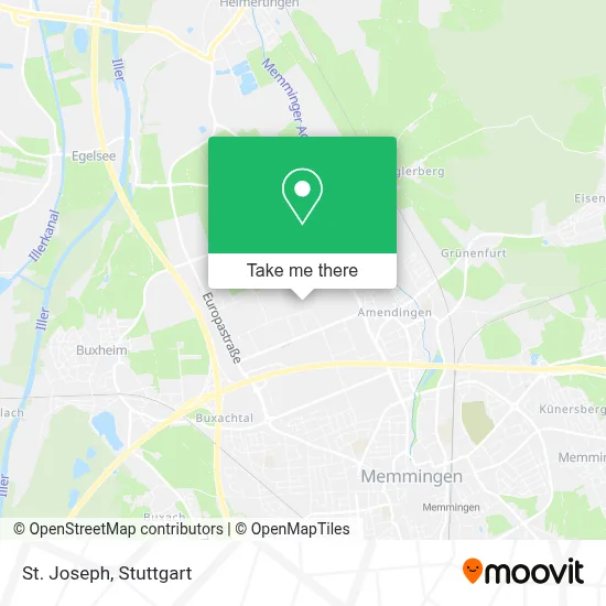 St. Joseph map