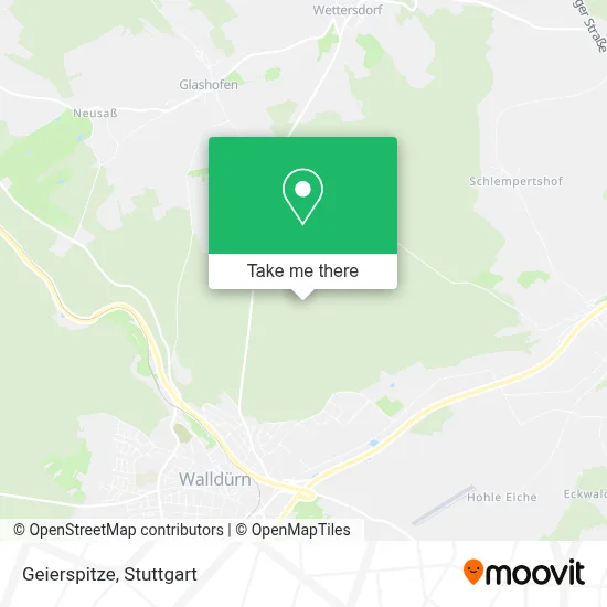 Geierspitze map