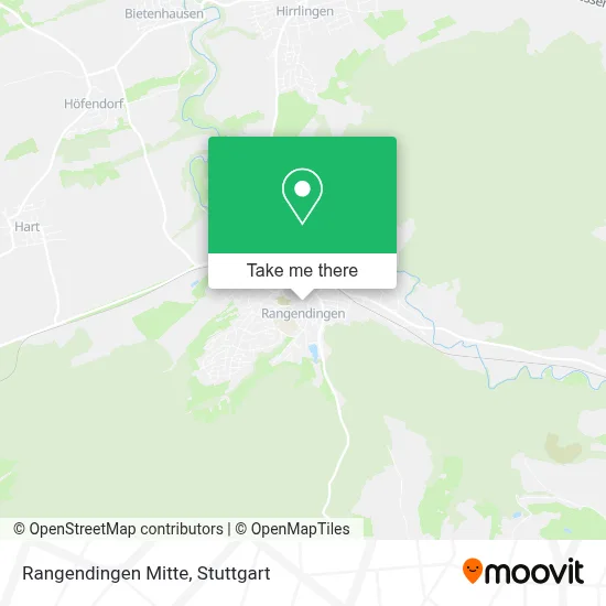 Rangendingen Mitte map