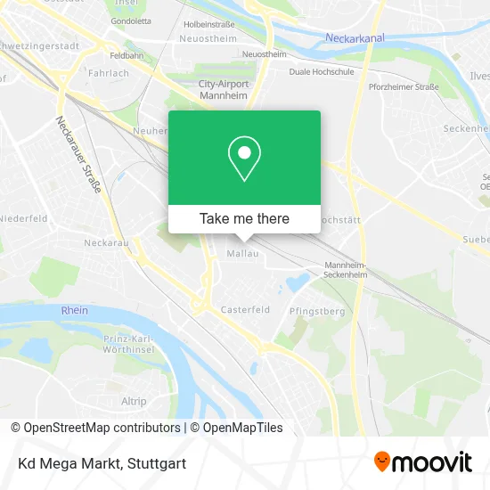 Kd Mega Markt map