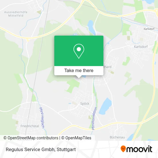 Regulus Service Gmbh map
