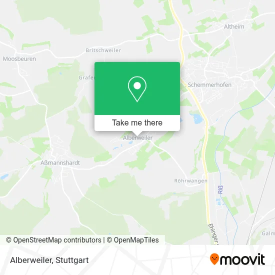 Alberweiler map