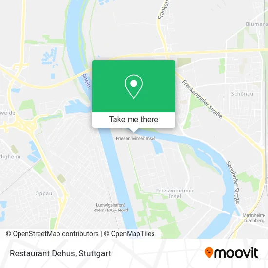 Restaurant Dehus map