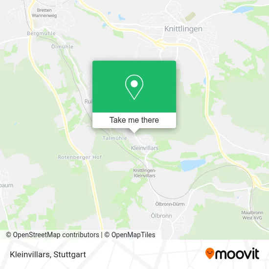 Kleinvillars map