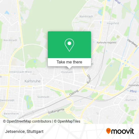 Jetservice map