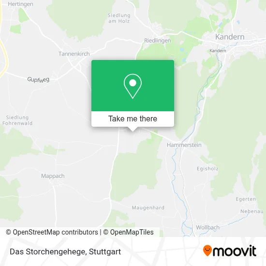 Das Storchengehege map