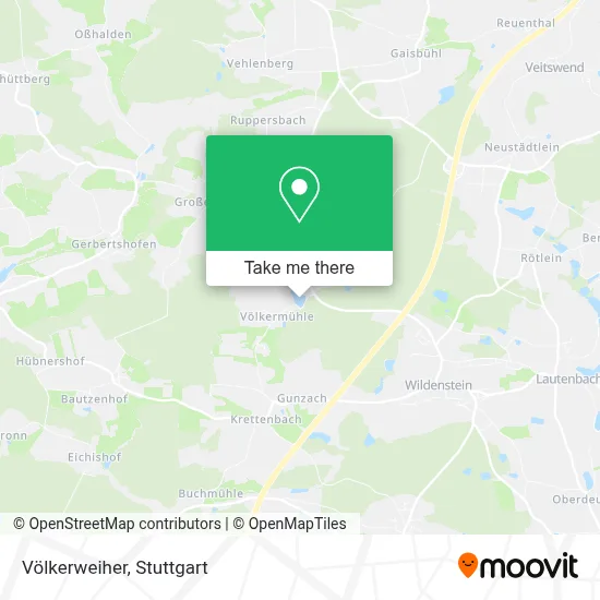 Völkerweiher map