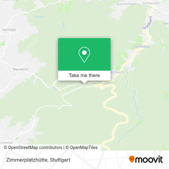 Zimmerplatzhütte map