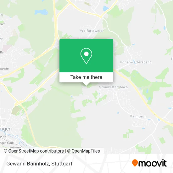 Gewann Bannholz map