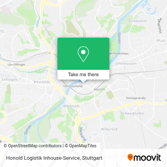 Honold Logistik Inhouse-Service map
