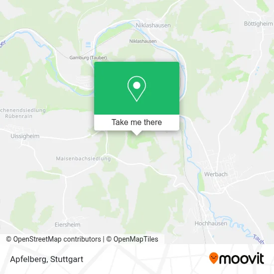 Apfelberg map