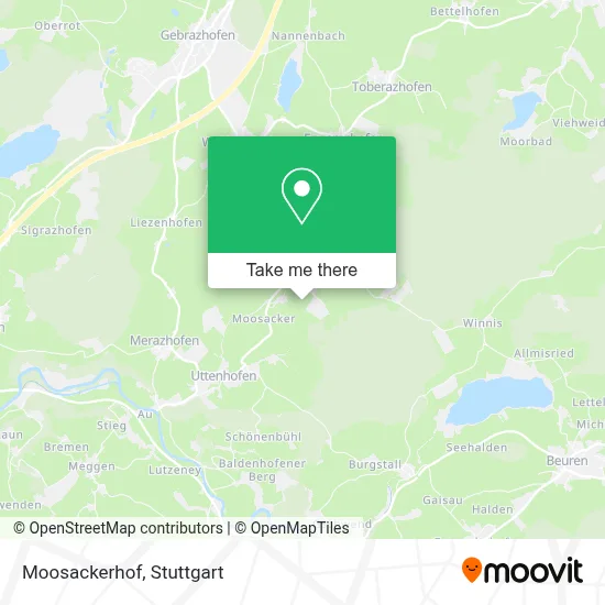 Moosackerhof map