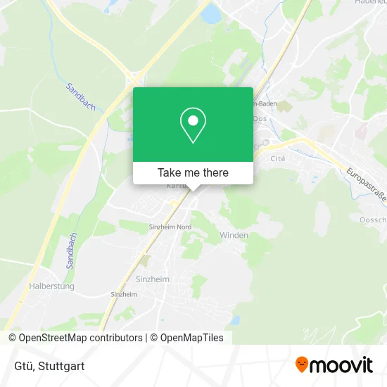 Gtü map