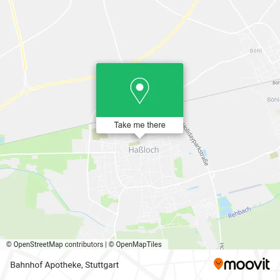 Bahnhof Apotheke map