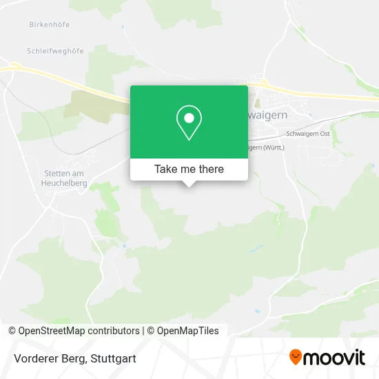 Vorderer Berg map
