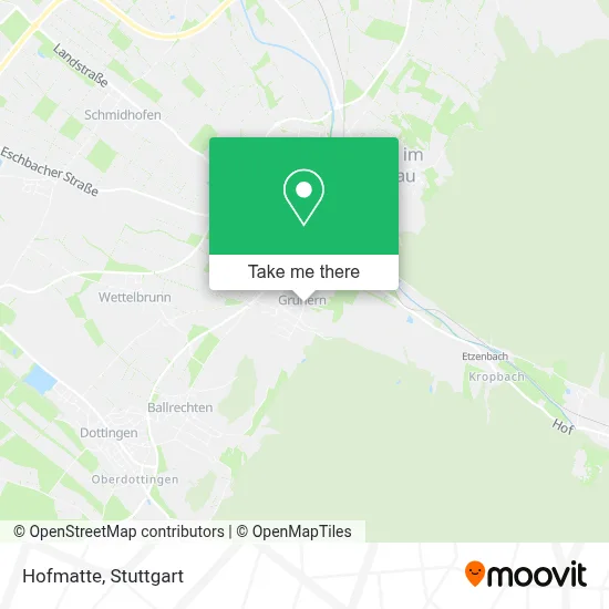 Hofmatte map
