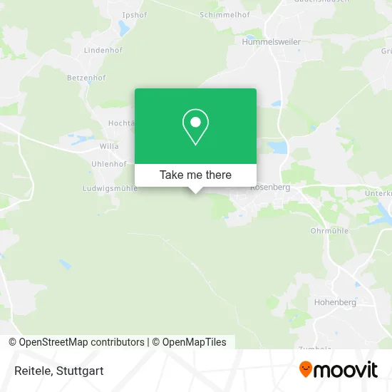 Reitele map
