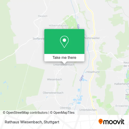 Rathaus Wiesenbach map