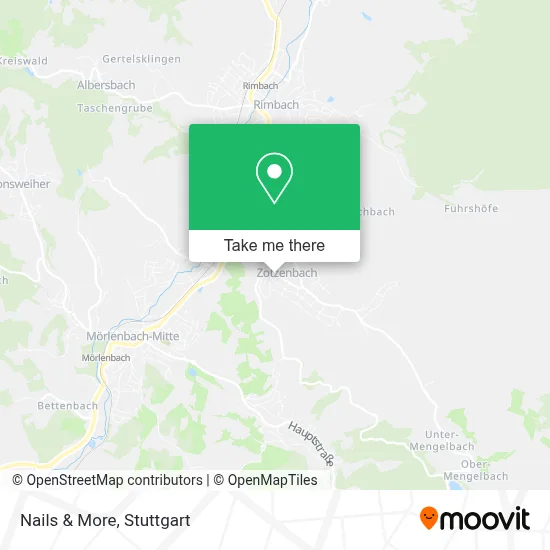Nails & More map