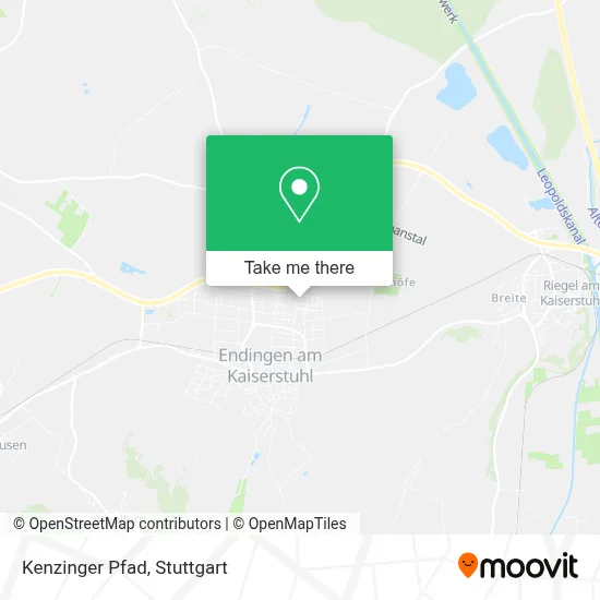 Kenzinger Pfad map