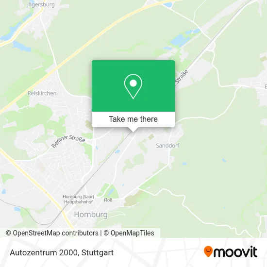 Autozentrum 2000 map