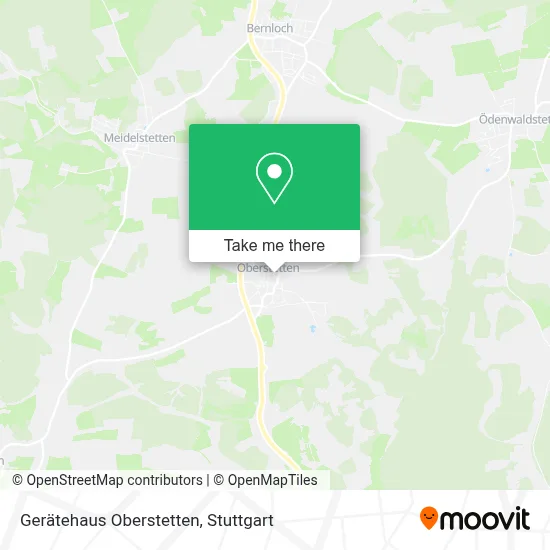 Gerätehaus Oberstetten map