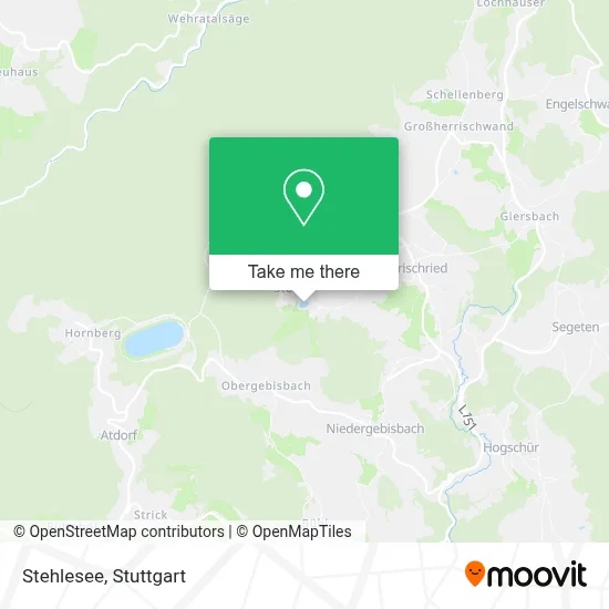 Stehlesee map