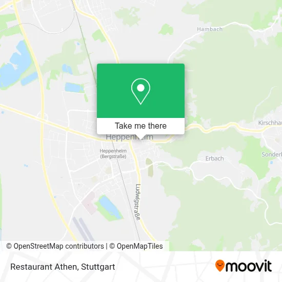 Restaurant Athen map