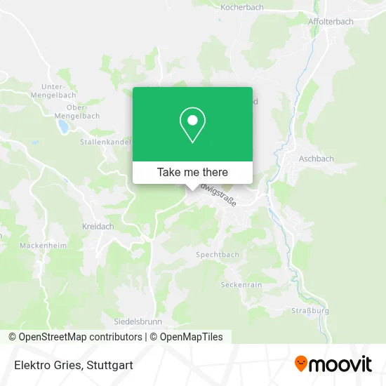 Elektro Gries map