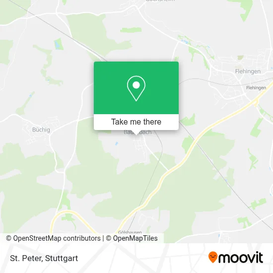 St. Peter map