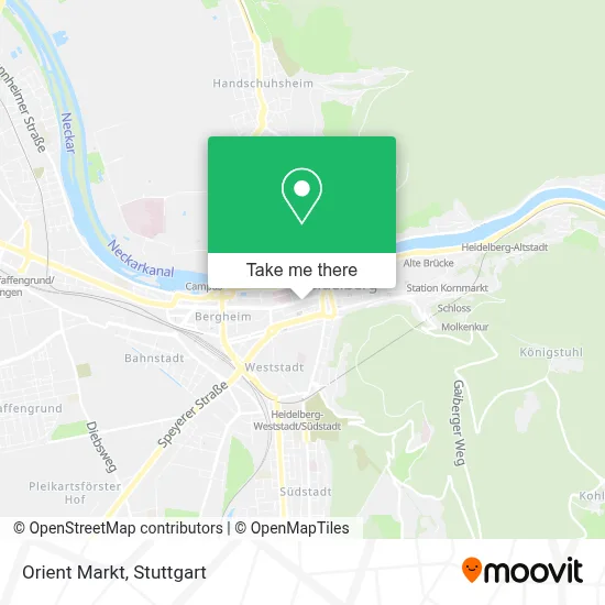 Orient Markt map