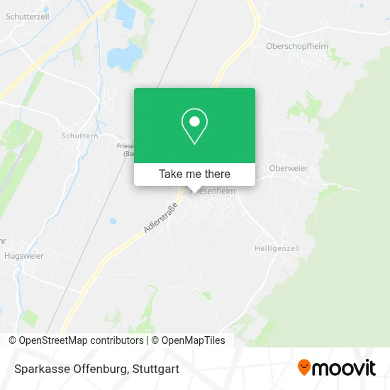 Sparkasse Offenburg map