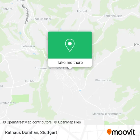 Rathaus Dornhan map