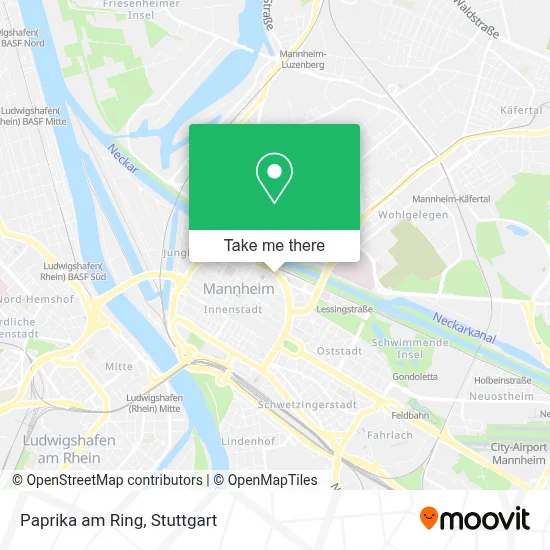Paprika am Ring map