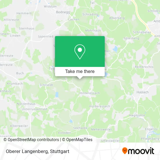 Oberer Langenberg map