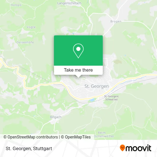 St. Georgen map