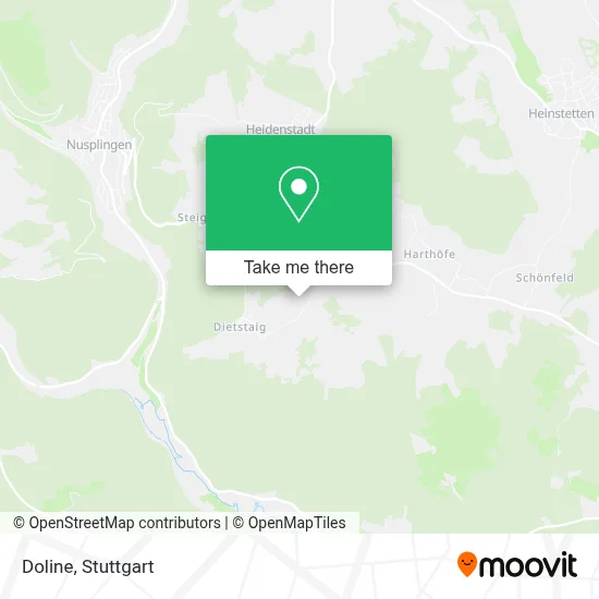 Doline map
