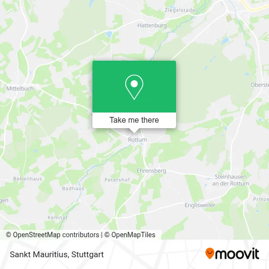 Sankt Mauritius map