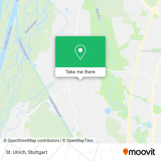 St. Ulrich map