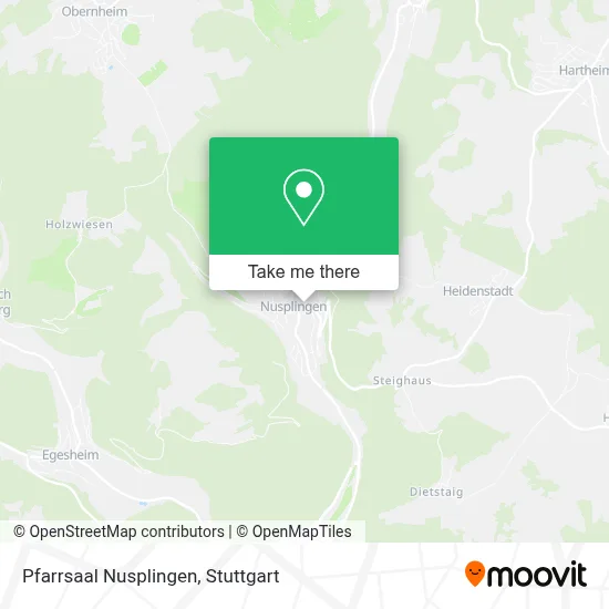 Pfarrsaal Nusplingen map