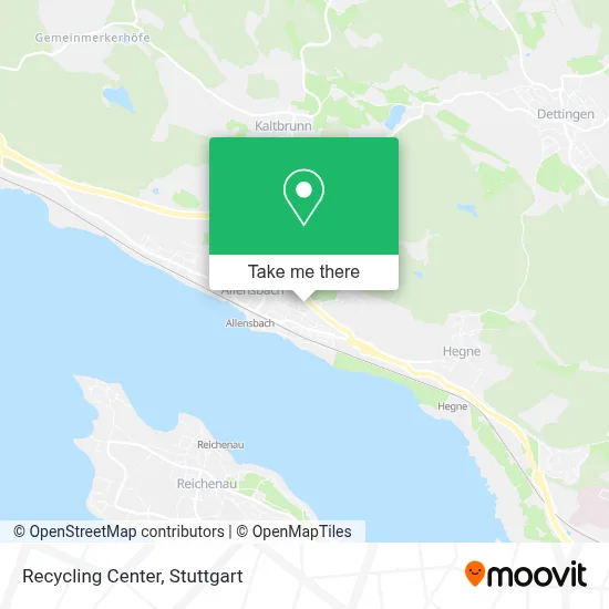 Wertstoffhof map