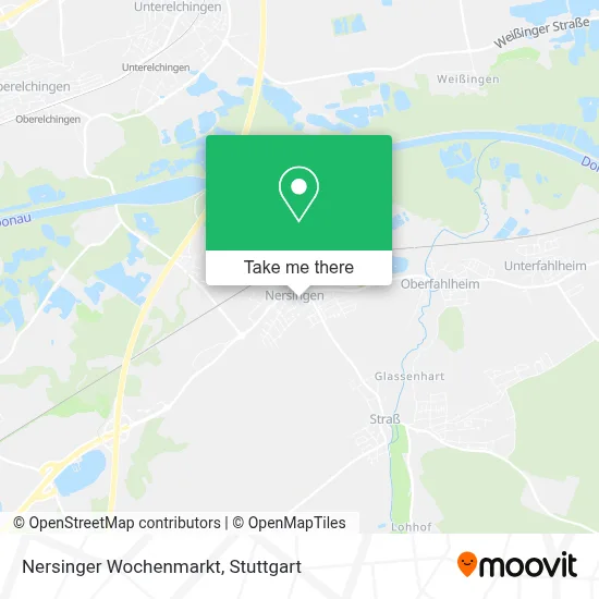 Nersinger Wochenmarkt map