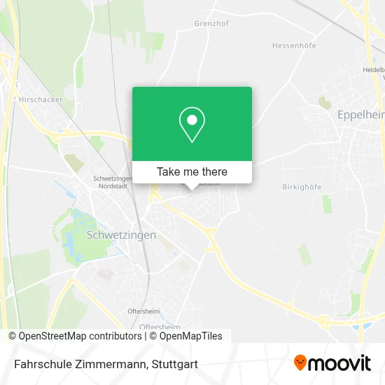 Fahrschule Zimmermann map
