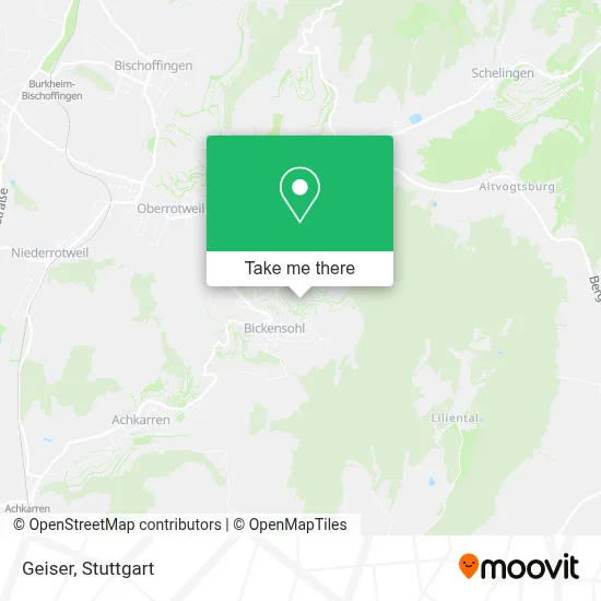 Geiser map