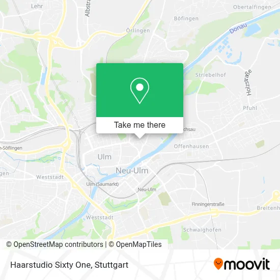 Haarstudio Sixty One map