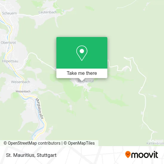 St. Mauritius map